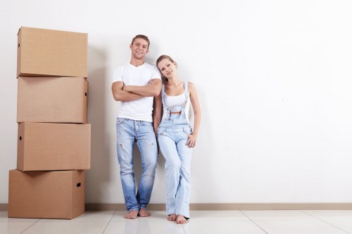 Furniture pick-up service for a Battersea home with bulky items ready for removal