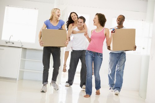 Flat removals in Battersea with apartment building access