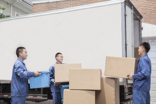 Removal team planning a house move in Battersea street surroundings