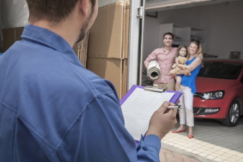 Storage and packing solutions included in Battersea removal services