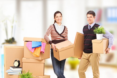 Professional van loading for a Battersea moving service