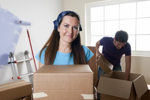 Local transfer station handling recovered furniture and recyclable waste