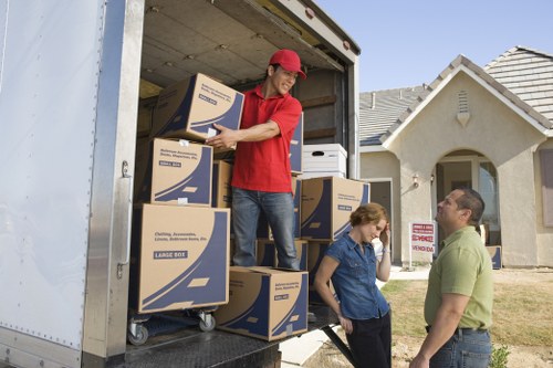 Local movers handling apartment access in Battersea