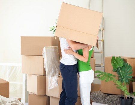 A family moving from a Battersea flat with careful handling of belongings