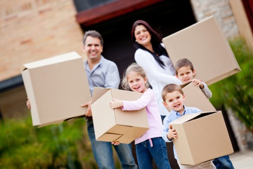 Local van service handling residential move in Battersea