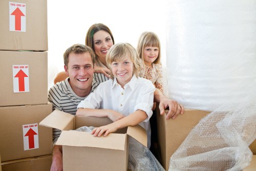 Battersea moving van supporting office and house removals