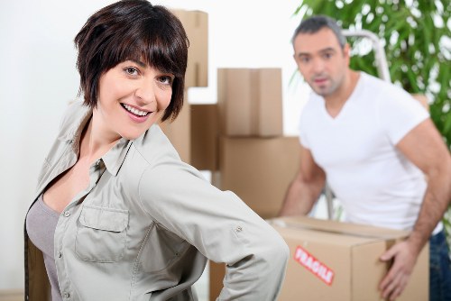 Local man and van team handling office relocation in Battersea
