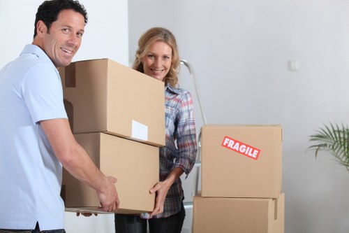 Professional van service helping with a Battersea relocation