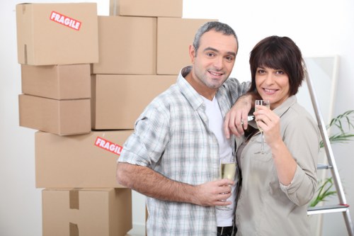 Professional team handling flat removals in Battersea